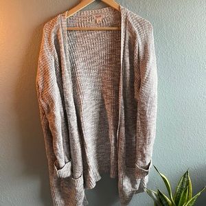 Knitted Grey Cardigan